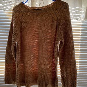 Everyday use brown sweater